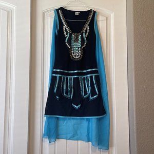 Women's Halloween Gladiator Outfit, Medium